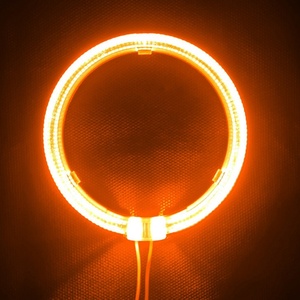 Kit de phares LED Angel Eye pour automobile avec ballast, 80mm 95mm, 6 couleurs au choix - Product Image 6