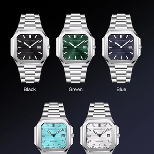 2025 New Hot Selling Ultrathin Cubic <b>Watch</b> for Men Quartz Wristwatch Sapphire Green Color Luminous Waterproof - Product Image 4