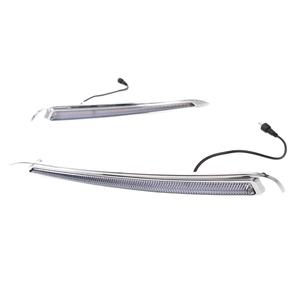 CARMATES pour Peugeot <span class=keywords><strong>308</strong></span> 2016 2017 LED DRL feux <span class=keywords><strong>de</strong></span> <span class=keywords><strong>jour</strong></span> lumière du <span class=keywords><strong>jour</strong></span> jaune clignotant antibrouillard lumière - Product Image 1