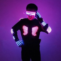 Vestes lumineuses à armure LED couleur pour discothèque Performance DJ Singer Bar Dance Team Graduation Thanksgiving Costume Costumes