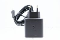 Adaptor Charger Daya EU Tipe C Kabel & Charger USB Pengisian Cepat Original Harga Grosir 45W PD untuk Samsung Lipat ABS