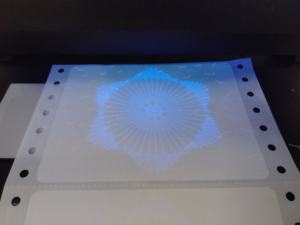 Certificat de sécurité de papier d'art d'<span class=keywords><strong>impression</strong></span> invisible UV <span class=keywords><strong>A4</strong></span> avec des impressions à haute visibilité - Product Image 2