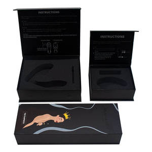 High Quality Custom Magnetic Sex Toys Gift Box Packaging Vibrating Stick <b>Masturbator</b> Bullet Sexual Sponge Matt Lamination - Product Image 1