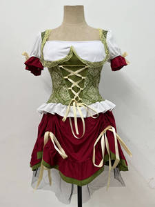 تخفيضات كبيرة للسيدات في العصور الوسطى مهرجان أكتوبر زي تنكري مهرجان البافاريان أكتوبر مهرجان الألمانية البيرة تأثيري زي هالوين - Product Image 5