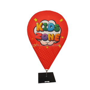 LOS BANERES PIN POINT, TAMBIÉN CONOCIDOS COMO BANERES DE BURBUJAS, SON BANERES DE SEÑALIZACIÓN PORTÁTILES GRANDES CON FORMA ESPECIAL, COMO UN MARCADOR DE LUGAR EN MAPAS - Product Image 6