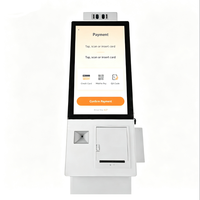 Kiosque de paiement en libre-service de 15,6 pouces avec écran tactile et terminal de point de vente pour la vente au détail, les restaurants et les centres commerciaux avec lecteur de carte NFC