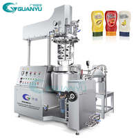 Homogénéisateur à vide à pompe hydraulique à prix raisonnable, mélangeur émulsifiant pour crème, machine de transformation alimentaire pour sauce tomate et sauce chili