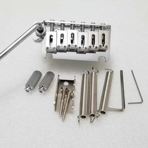 Ponte ST Tremolo selle in acciaio inossidabile a <span class=keywords><strong>2</strong></span> Pivot stile 54mm spaziatura delle corde <span class=keywords><strong>2</strong></span> punti Tremolo cromato - Product Image 2