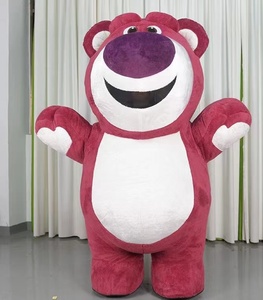 Trang Phục Linh Vật Gấu Dâu Tây 2M/2.6M/3M Chất Lượng Thương Mại Linh Vật Bơm Hơi Đi Dạo Cho Diễu Hành/Tiệc Tùng/Kinh Doanh/Quảng Cáo - Product Image 4