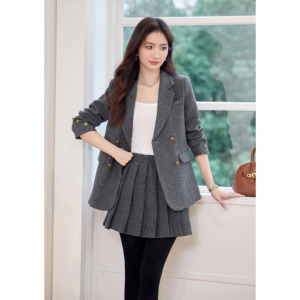MIER XW1692-C203 Completo Giacca Professionale da <span class=keywords><strong>Donna</strong></span> <span class=keywords><strong>Abbigliamento</strong></span> <span class=keywords><strong>Formale</strong></span> Tailleur Femminile <span class=keywords><strong>Abbigliamento</strong></span> da Ufficio Blazer da <span class=keywords><strong>Donna</strong></span> - Product Image 2