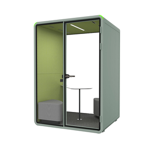Cabine de réunion insonorisée moderne de luxe pour 2 personnes, pour bureaux commerciaux haut de gamme - Product Image 4