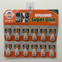 Vente directe d'usine colle Super forte blister à séchage rapide Super colle 502 adhésifs et produits d'étanchéité pour coller fermement