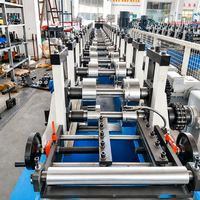 Machine de profilage automatique pour rail latéral de chemin de câbles électrique de 1,2 à 2,0 mm de largeur, réglable pour l'ingénierie électrique