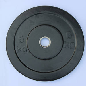 Venta al por mayor de levantamiento de pesas de placas <span class=keywords><strong>gimnasio</strong></span> Placa de peso parachoques de goma de plato - Product Image 4