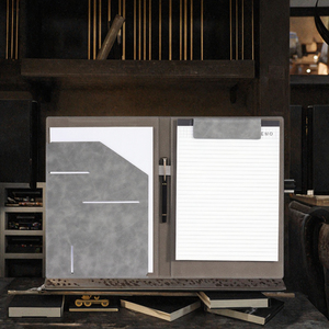 Single Clip Exhibition Meeting <strong>Pad</strong> with Splint Contract Sales Business Leather A4 Magnetic Box <strong>File</strong> - Product Image 3