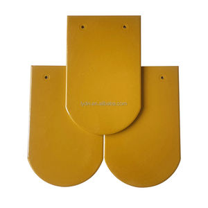 Tuile <span class=keywords><strong>de</strong></span> toit en céramique émaillée <span class=keywords><strong>de</strong></span> couleur, tuile en forme d'écailles <span class=keywords><strong>de</strong></span> poisson, pour projet <span class=keywords><strong>de</strong></span> construction <span class=keywords><strong>de</strong></span> villa, hôtel - Product Image 5