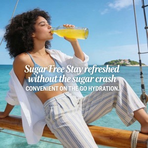 קוביות הידרציה בצורת טיפת מים, ויטמינים ואלקטרוליטים ללא סוכר, מתוצרת OEM/ODM, להישאר מרענן ללא יובש מהסוכר. - Product Image 4