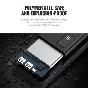 Công suất cao di động sạc điện thoại di động 10000mAh ngân hàng điện kép USB Output <span class=keywords><strong>external</strong></span> <span class=keywords><strong>battery</strong></span> pack với <span class=keywords><strong>LED</strong></span> chỉ số ánh sáng - Product Image 3