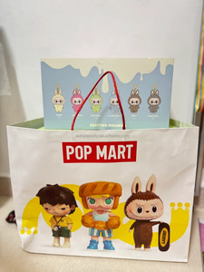 100% auténtico PopMart Labubu caja ciega emocionante Macaron vinilo cara sorpresa caja <span class=keywords><strong>Anime</strong></span> figura llavero niños cumpleaños regalo Juguetes - Product Image 3
