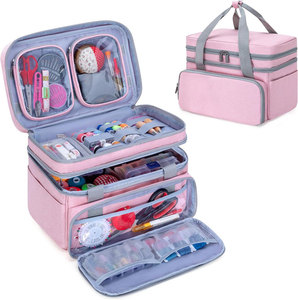 Factory Double Layer Sewing Accessories <b>Storage</b> And Organizer Case Sewing <b>Storage</b> Bag for Sewing <b>Tools</b> Sewing <b>Storage</b> Bag - Product Image 3