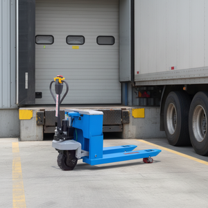 Transpaleta Eléctrica Hidráulica de 2 Toneladas y 48V con Batería de Litio, Mástil Hidráulico Manual, para Uso en Obras de Construcción - Product Image 3