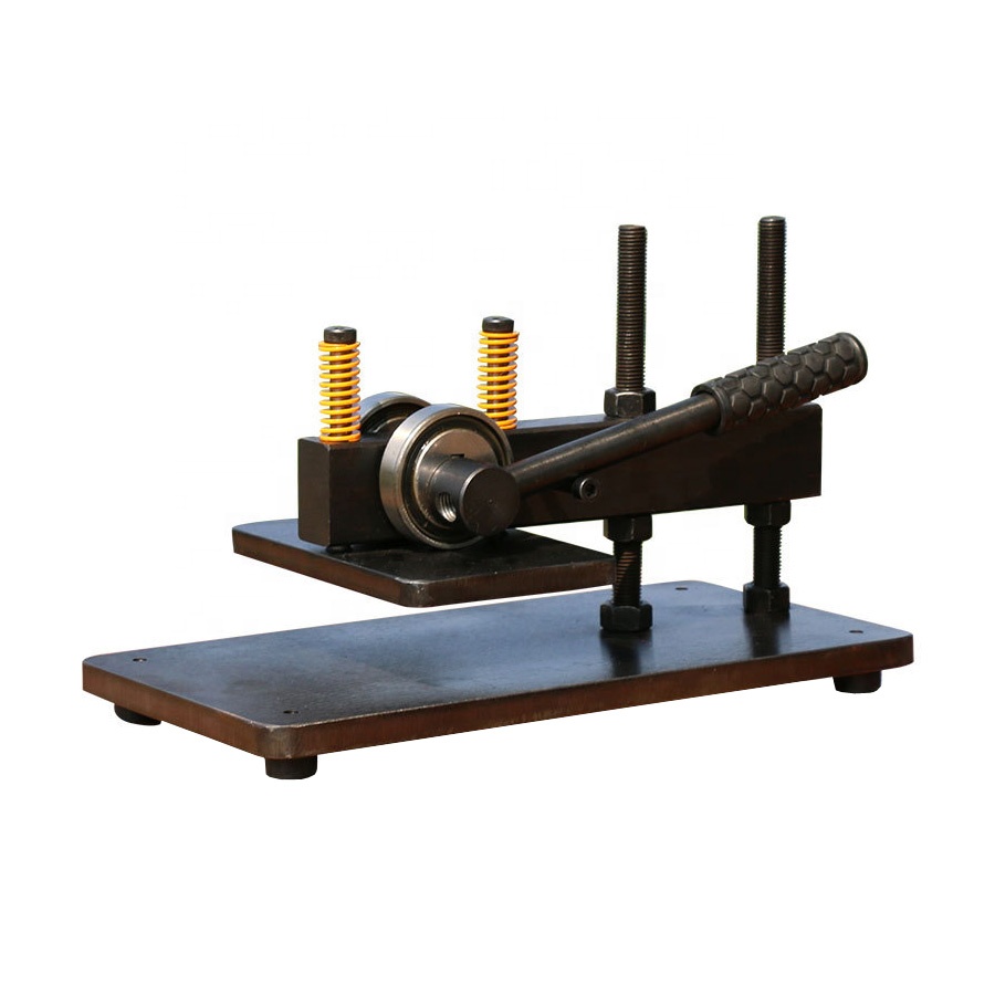 Двухколесная ручная пресс-машина для высечки кожи для ткани, бумаги, Эва, полиуретана