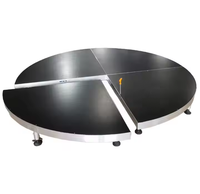 Plate-forme de scène de concert portable en aluminium Installation facile Scène ronde portable