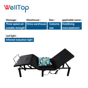 Cama Eléctrica Europea WELLTOP en Oferta, Control Remoto, Ajustable, Inteligente, Extensible, Plegable, Elevadora, para Dormitorio, Hogar, Casa de Huéspedes, Hotel - Product Image 4