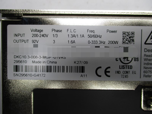 PLC DKC103-008-<span class=keywords><strong>3</strong></span>-MGP-01VRS 200-240V 1311A - Product Image 3