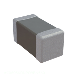 ตัวเก็บประจุเซรามิกแบบติดตั้งบนพื้นผิว รุ่น AC0603KRNPO9BN560 CAP CER 56PF 50V C0G/NPO 0603 ของผู้ผลิต Channel - Product Image 1