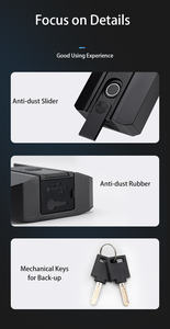 <span class=keywords><strong>Cadenas</strong></span> électronique intelligent à empreintes digitales étanche IP67, <span class=keywords><strong>cadenas</strong></span> intelligent pour extérieur - Product Image 6