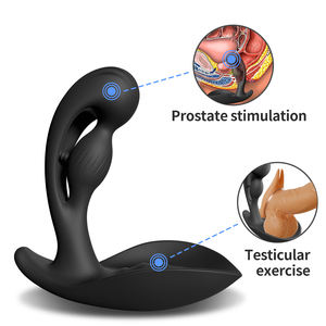 Ferngesteuerter Anal-Plug Tragbarer <span class=keywords><strong>Dildo</strong></span> Vibrator Sexspielzeug für Frauen Weibliche Vibration Klitoraler Orgasmus Erwachsenen-USB-Aufladung - Product Image 4