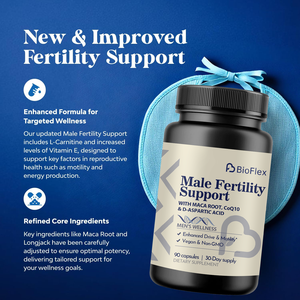 Coq10 Maca kökü Methyl Folate d-aspartik içeren Sperm motilitesi için ön anlayış erkek doğurganlık kapsülleri Vitamin takviyesi - Product Image 3