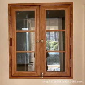 <span class=keywords><strong>Finestra</strong></span> a Battente <span class=keywords><strong>in</strong></span> Lega di Alluminio con Profilo Effetto <span class=keywords><strong>Legno</strong></span>, Vetro Temperato, Apertura Interna, Insonorizzata, Design Minimalista per Decorazione Domestica - Product Image 6