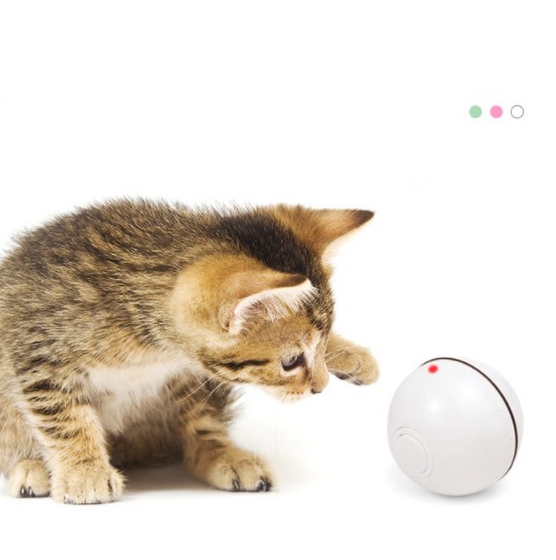 Многоцветный электрический USB светодиодный лазерный тизер для кошек, вращающийся шар, игрушка, автоматическая игрушка для кошек