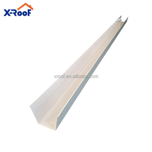 รางน้ำฝน PVC กันน้ำ <span class=keywords><strong>upvc</strong></span> รางน้ำฝนพลาสติกรางน้ำฝนสำหรับวิลล่าหลังคาด้านบน - Product Image 2