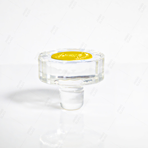 Capsules en verre personnalisées pour vin, <span class=keywords><strong>vodka</strong></span>, gin, huile, 21 22, avec des paillettes dorées, capsule en verre pour liqueur - Product Image 2