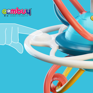 <span class=keywords><strong>Hochet</strong></span> sonore <span class=keywords><strong>rotatif</strong></span> musical meulage sensoriel doux jouets pour bébé boule de dentition pour 2-4 ans - Product Image 5