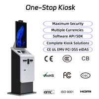 Crtly - Quiosco de Autoservicio con Pantalla Táctil para Reciclaje de Monedas y Billetes, Soluciones de Pago, Aceptador y Dispensador de Billetes
