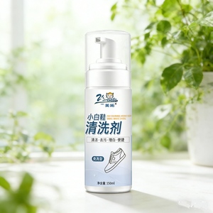Nettoyant pour chaussures blanches sans eau 150ml, sans rinçage, pour chaussures de sport et de tennis, élimine les <span class=keywords><strong>taches</strong></span> de graisse jaunes, mousse blanchissante, nettoyage à sec - Product Image 1