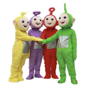 Cute the Red <span class=keywords><strong>Teletubbies</strong></span> <span class=keywords><strong>Mascot</strong></span> Costume Fancy Dress Festive para adultos - Product Image 1