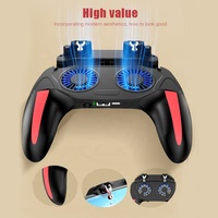 Manette H10 pour PUBG avec Double Ventilateur de Refroidissement, Powerbank 2500 mAh, Manette de Jeu Android, Joystick Mobile