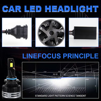 LELANPU Fahren H7 Hid Xenon T20 H4 Protector Truck D2S Lucas 12V Remote 9005 Strobe Automovil G2 Car Led Headlight Light Bulbs