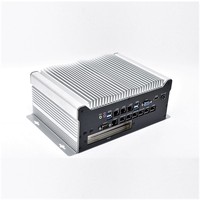 Ordinateur industriel sans ventilateur intégré haute performance Linux Pc Core I9 I7 I5 avec emplacement PCI pour véhicule