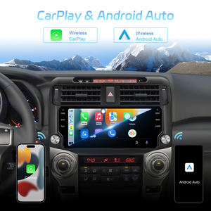 Podofo 10.33 ''Rádio de Carro Android <span class=keywords><strong>4</strong></span> + 64G para Toyota <span class=keywords><strong>4</strong></span> Runner 2009-2020 Sem Fio CarPlay/Android <span class=keywords><strong>Auto</strong></span> IPS Rádios de Tela Para Autos - Product Image 2