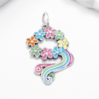 Bijoux en argent sterling S925 James Avery, breloques émaillées Maman, Famille, Lézard, Cochon, Cœur, Clochette bleue, DIY, pour femmes