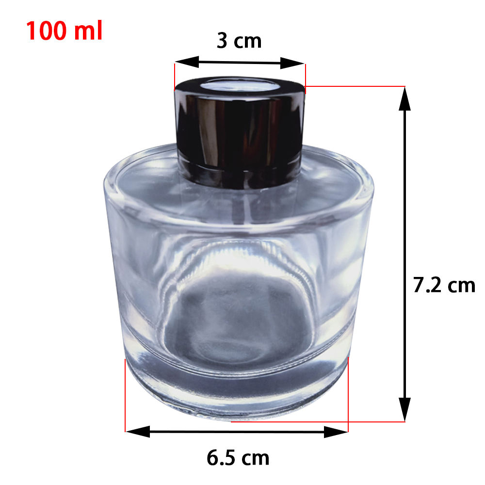 Bouteille en verre (incluez le couvercle)