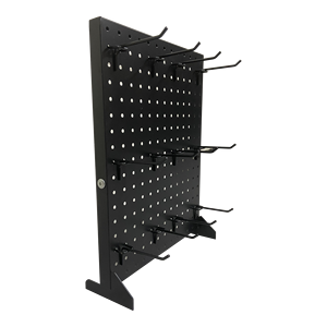 Vật liệu kim loại nhỏ Pegboard Rack hiển thị, hàng hóa nhỏ Pegboard Rack hiển thị, cửa hàng bán lẻ Rack hiển thị, với móc - Product Image 4