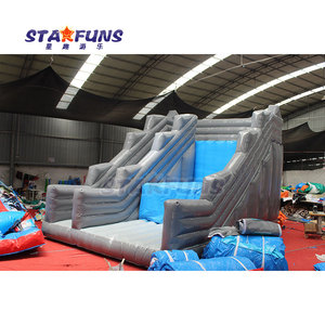 Jeux gonflables commerciaux de saut de <span class=keywords><strong>falaise</strong></span> de PVC saut à l'élastique gonflable avec le défi d'airbag jouant le jeu de saut pour l'adulte - Product Image 2