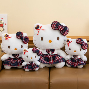 Ours en peluche à carreaux créatif <span class=keywords><strong>personnalisé</strong></span> Soulagement du stress pour unisexe Cadeau saisir mignon Commerce extérieur en gros avec doublure en maille - Product Image 1